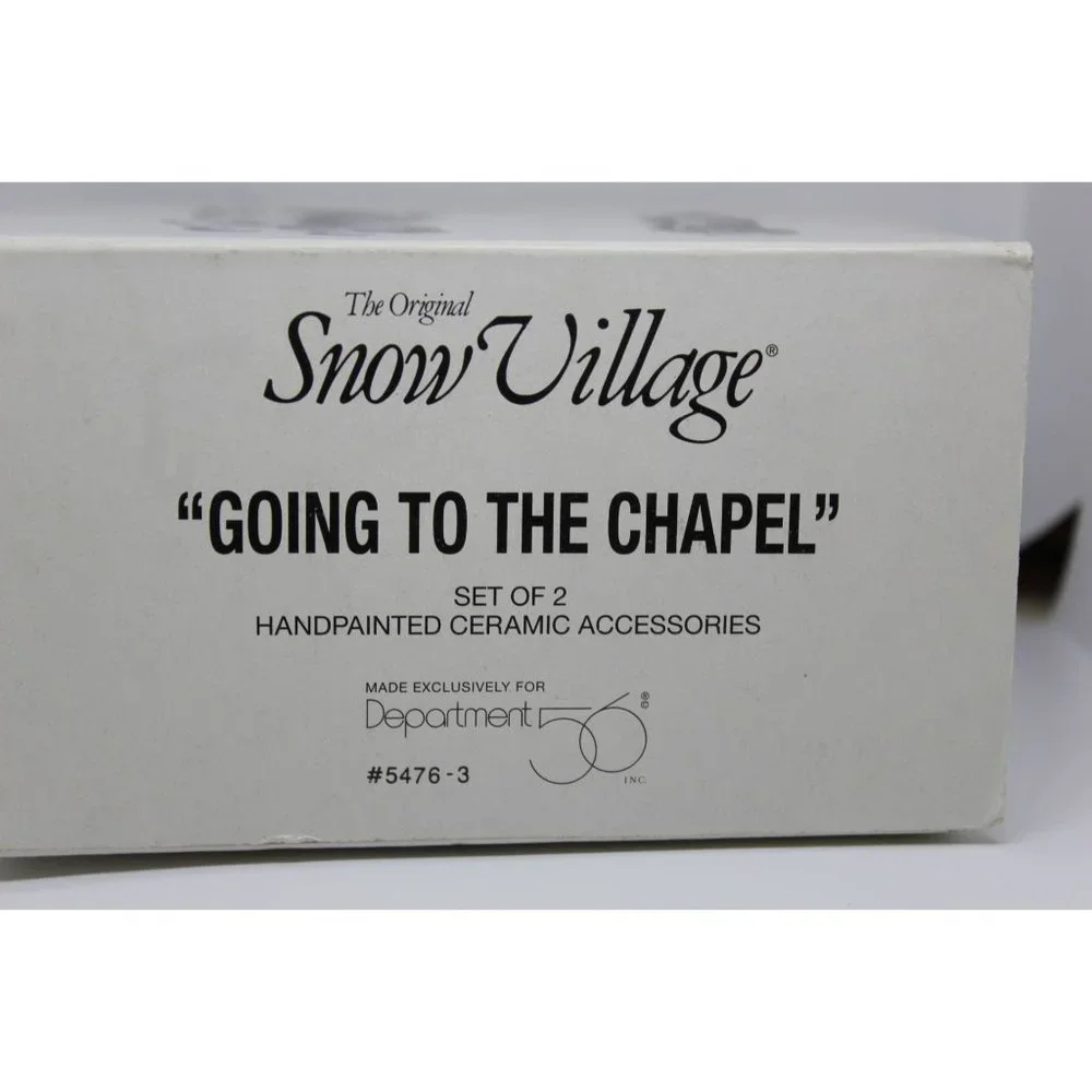 Dept 56 Snow Village - Going to the Chapel